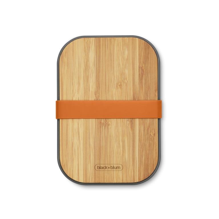 Black+Blum RVS Broodtrommel - 1.25 Ltr - Oranje