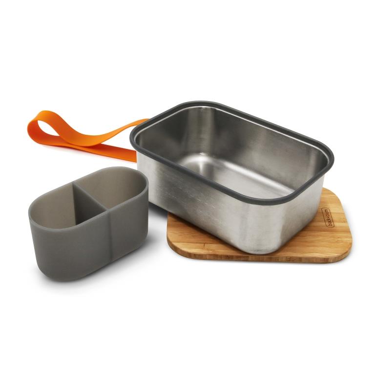 Black+Blum RVS Broodtrommel - 1.25 Ltr - Oranje