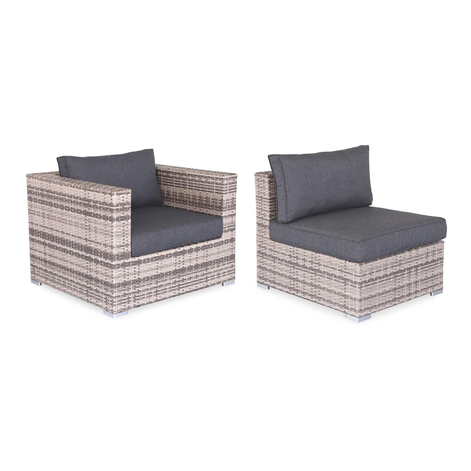 sweeek - Wicker loungeset 8-10 plaatsen
