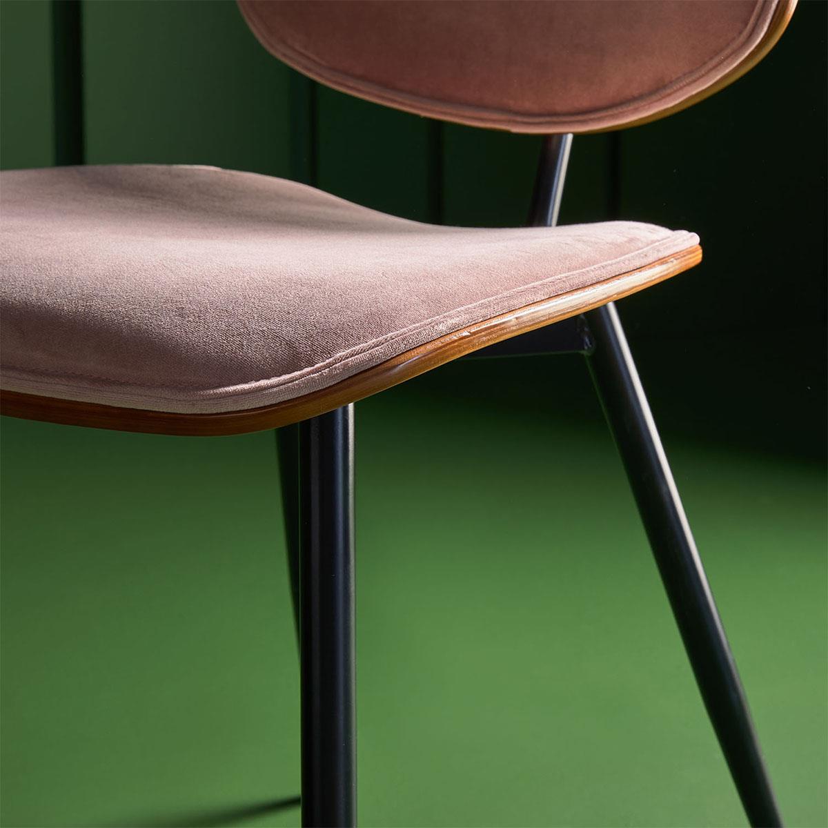 Signature - Eetkamerstoelen Olympia - Roos - Set van 2