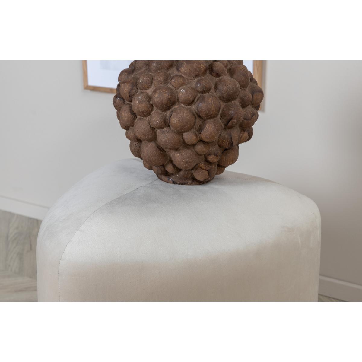 Svea - Troy poef - velvet - beige