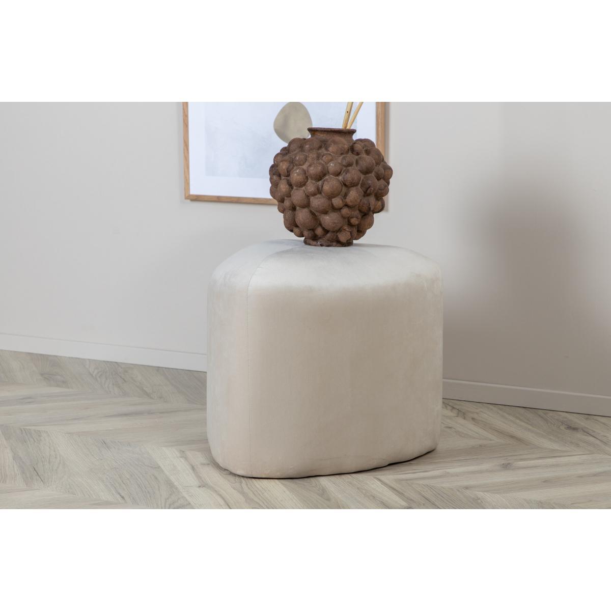 Svea - Troy poef - velvet - beige