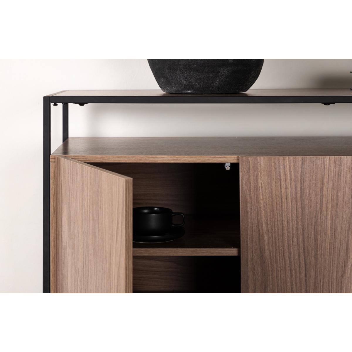 Svea - Soko dressoir - 120 cm - walnoot