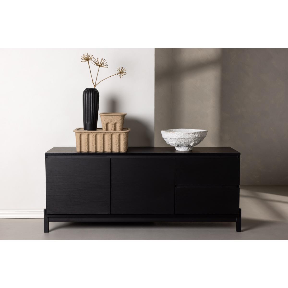 Svea - Niko dressoir - 138 cm - zwart