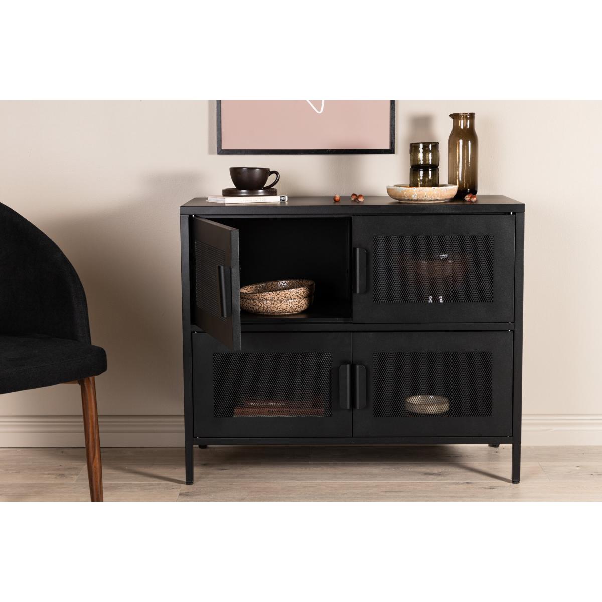 Svea - Niro dressoir - 90 cm - zwart