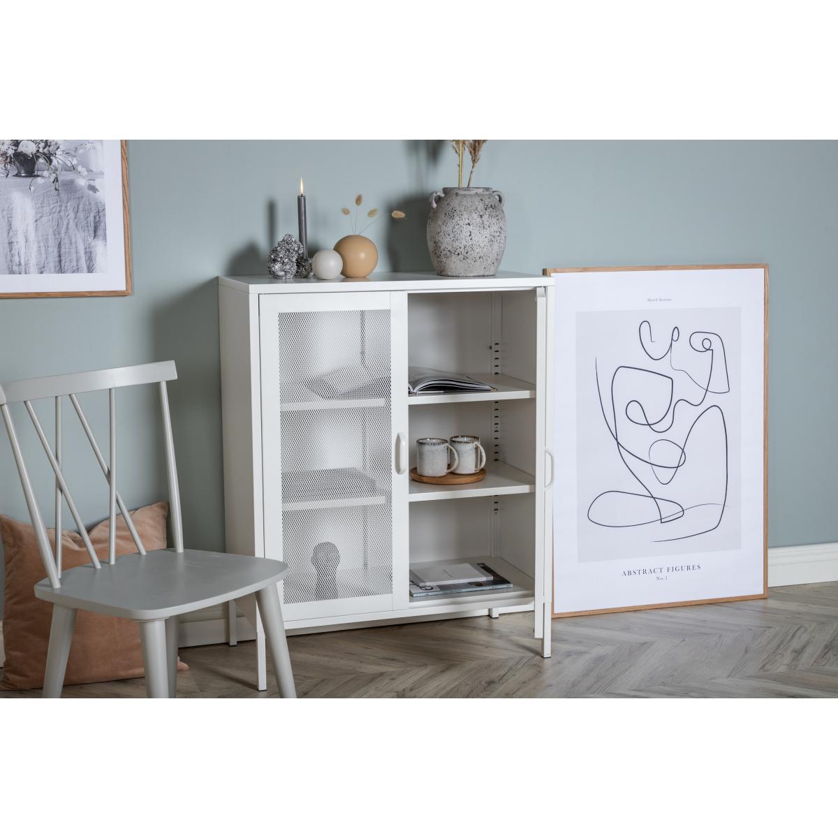 Svea - Zivo dressoir - 80 cm - wit