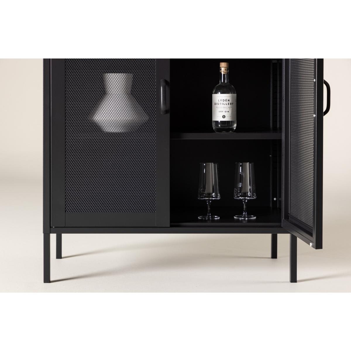 Svea - Zivo dressoir - 80 cm - zwart