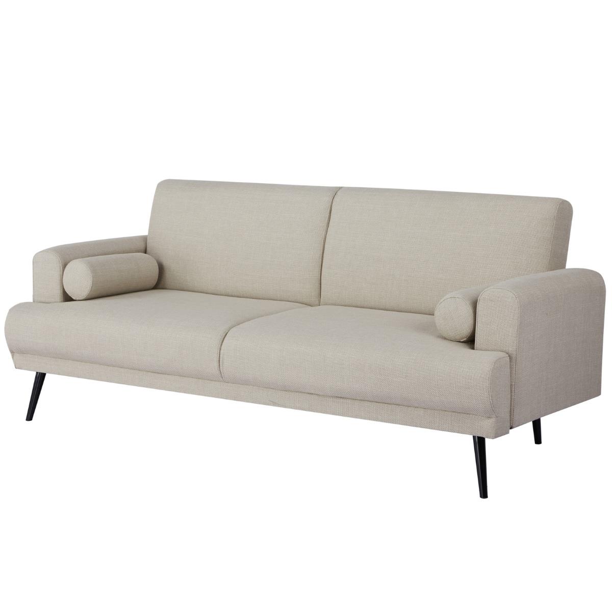 Giga Meubel - Slaapbank Beige 210cm - Metaal & Stof - Bank Jason