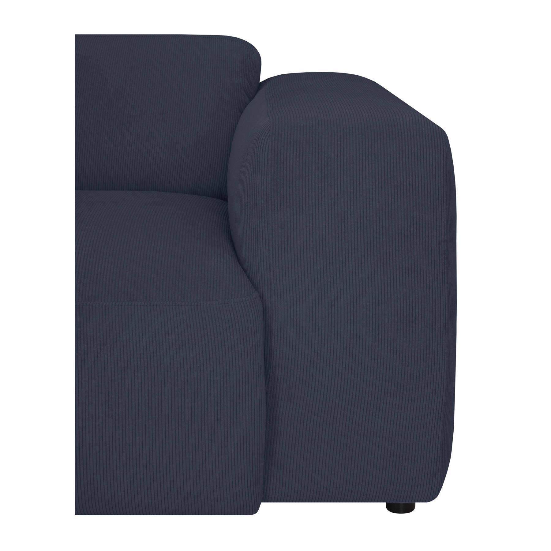 by fonQ Wonder 4-zitshoekbank met Chaise Longue Links - Rib