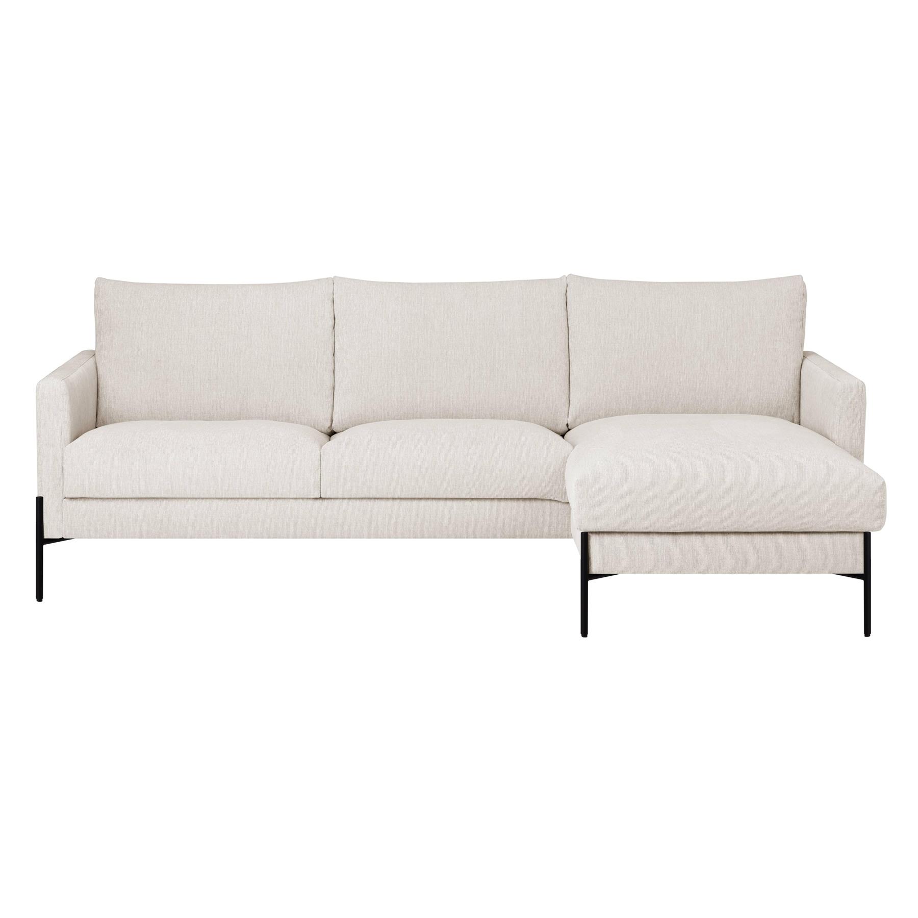 by fonQ Lunge Hoekbank met Chaise Longue Links / Rechts - Biege