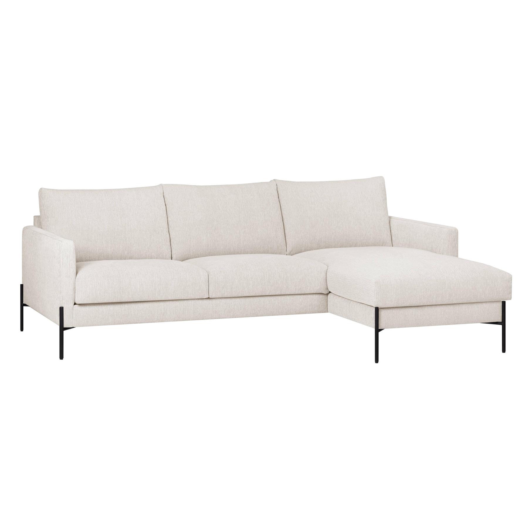 by fonQ Lunge Hoekbank met Chaise Longue Links / Rechts - Biege