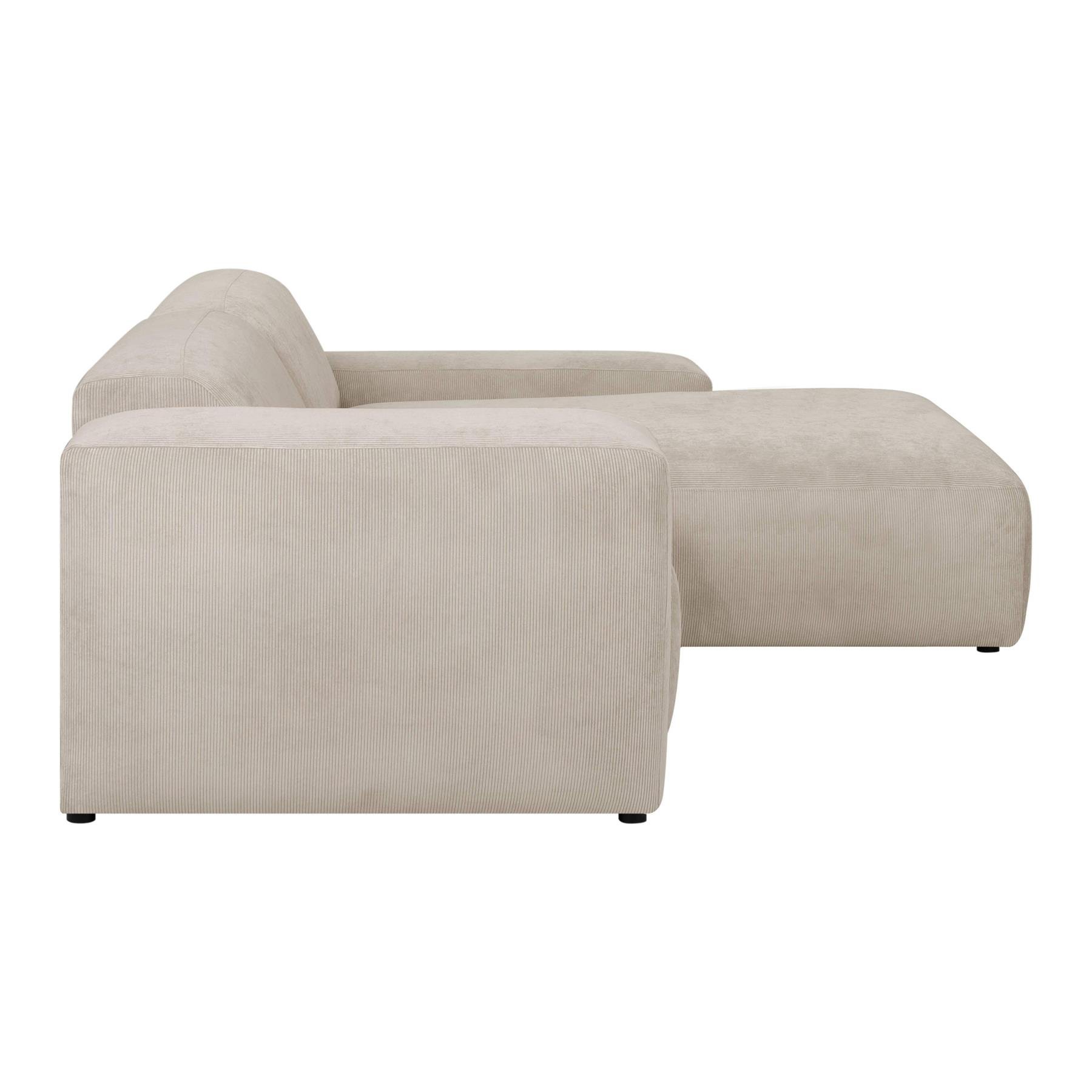 by fonQ Wonder 3-zitshoekbank met Chaise Longue Rechts - Rib
