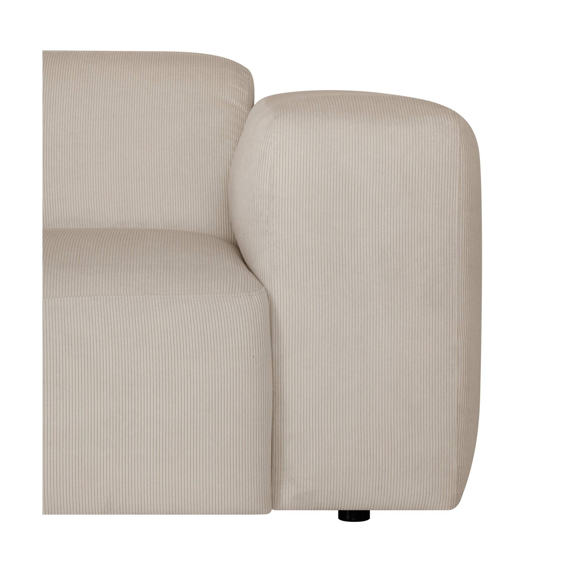 by fonQ Wonder 3-zitshoekbank met Chaise Longue Rechts - Rib