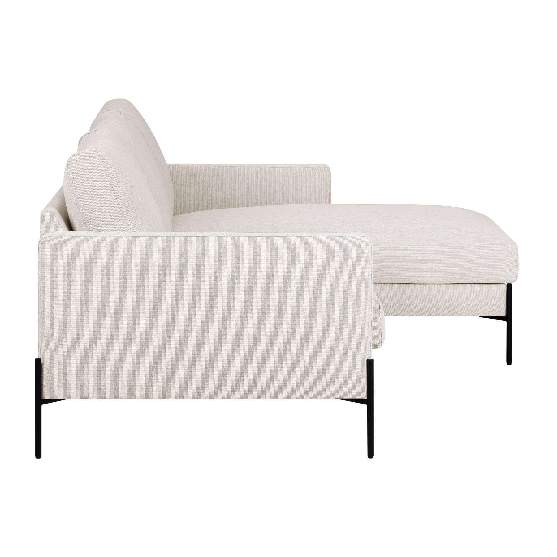 by fonQ Lunge Hoekbank met Chaise Longue Links / Rechts - Biege