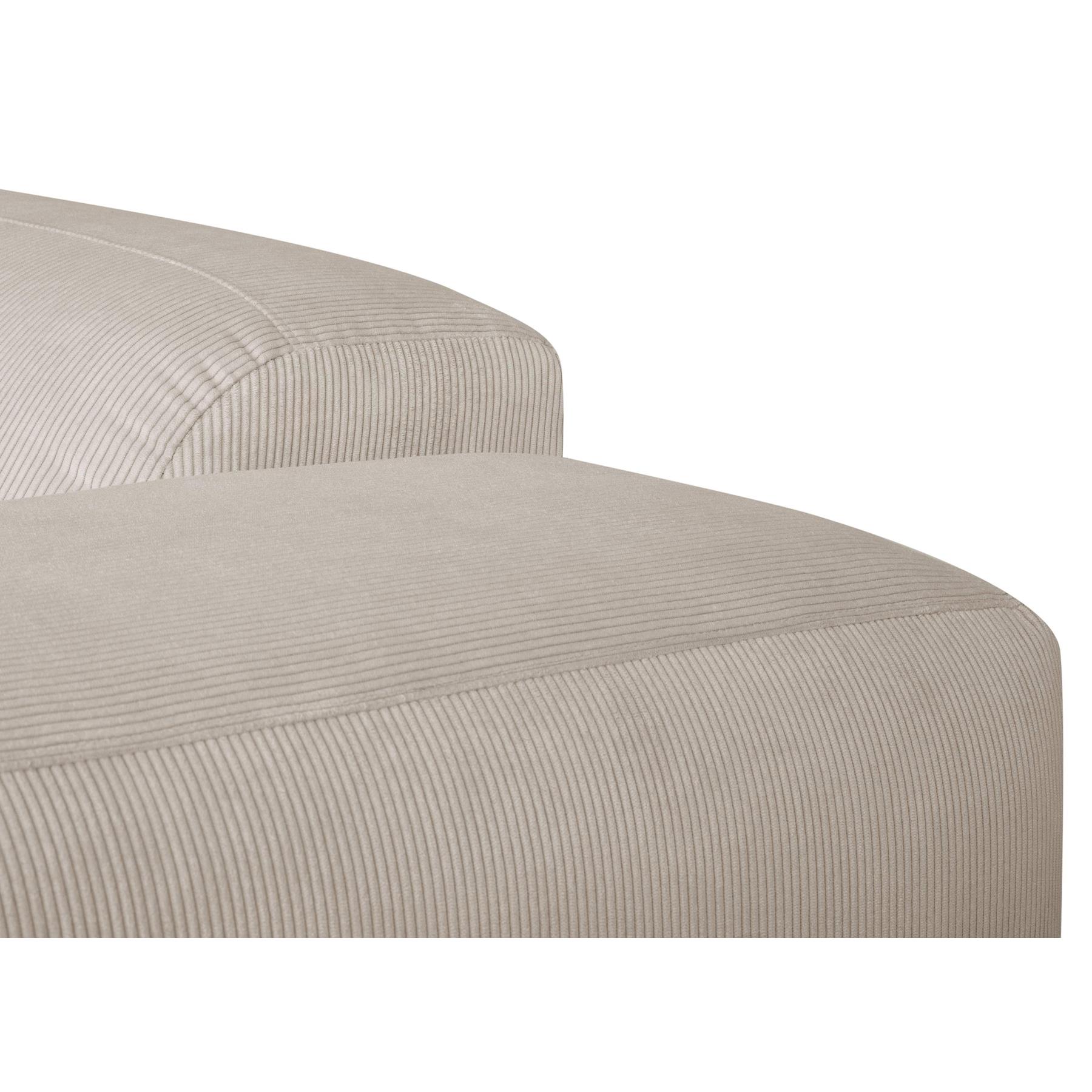 by fonQ Wonder 3-zitshoekbank met Chaise Longue Rechts - Rib