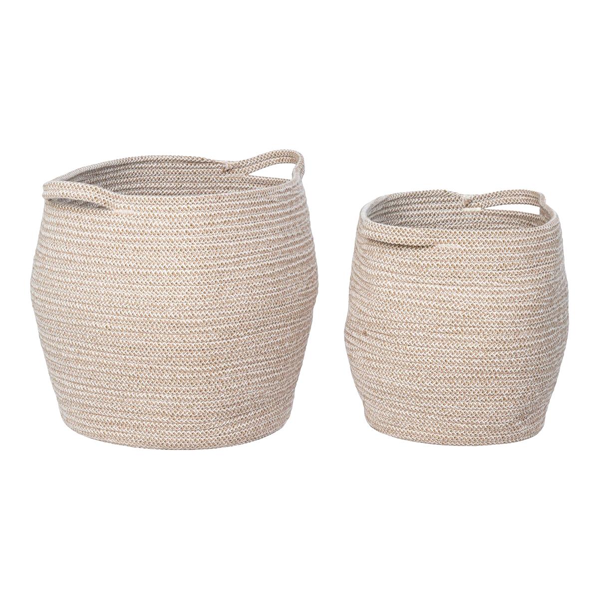 Artichok Aurelia Manden Set van 2 - Beige - met Handvaten