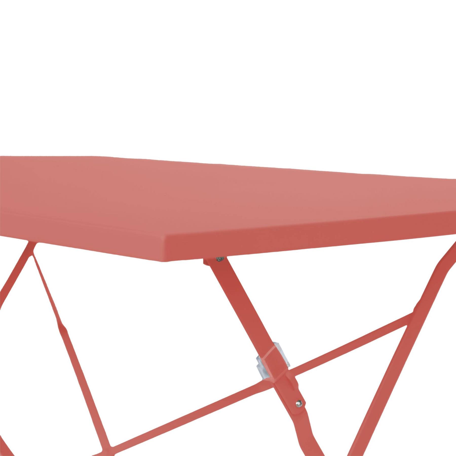 sweeek - Inklapbare metalen bistrotafel 110 x 70cm, voor 4 personen