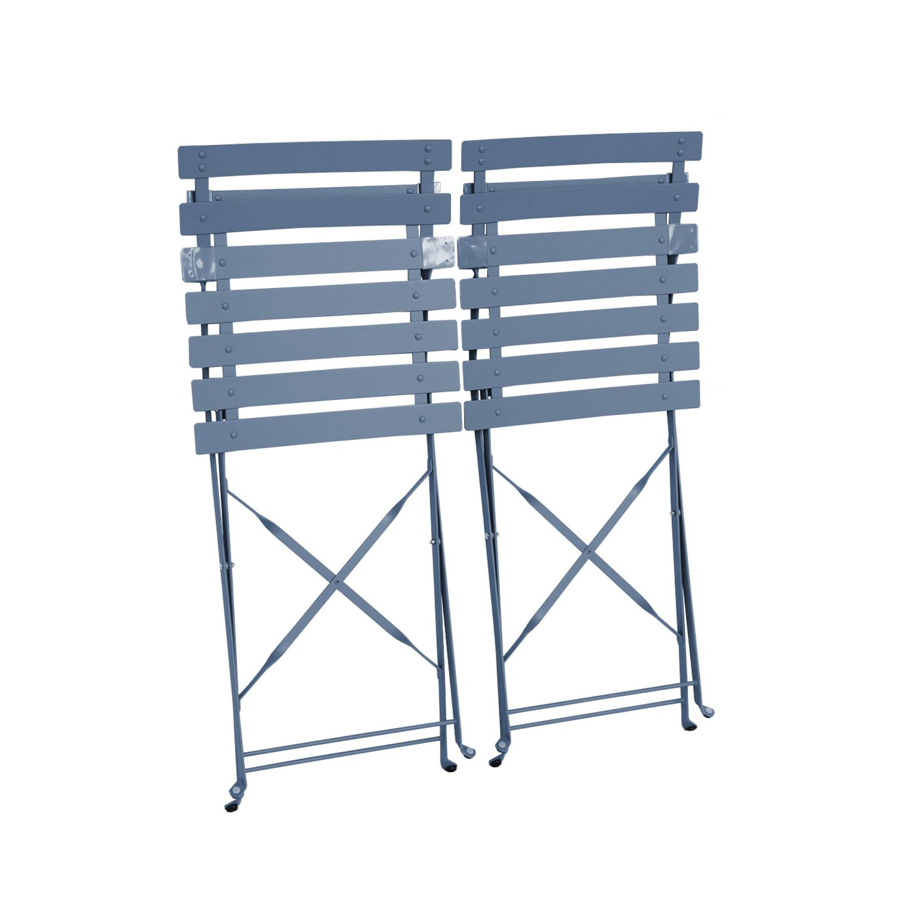 sweeek - Metalen inklapbare tuinstoel (set van 2)