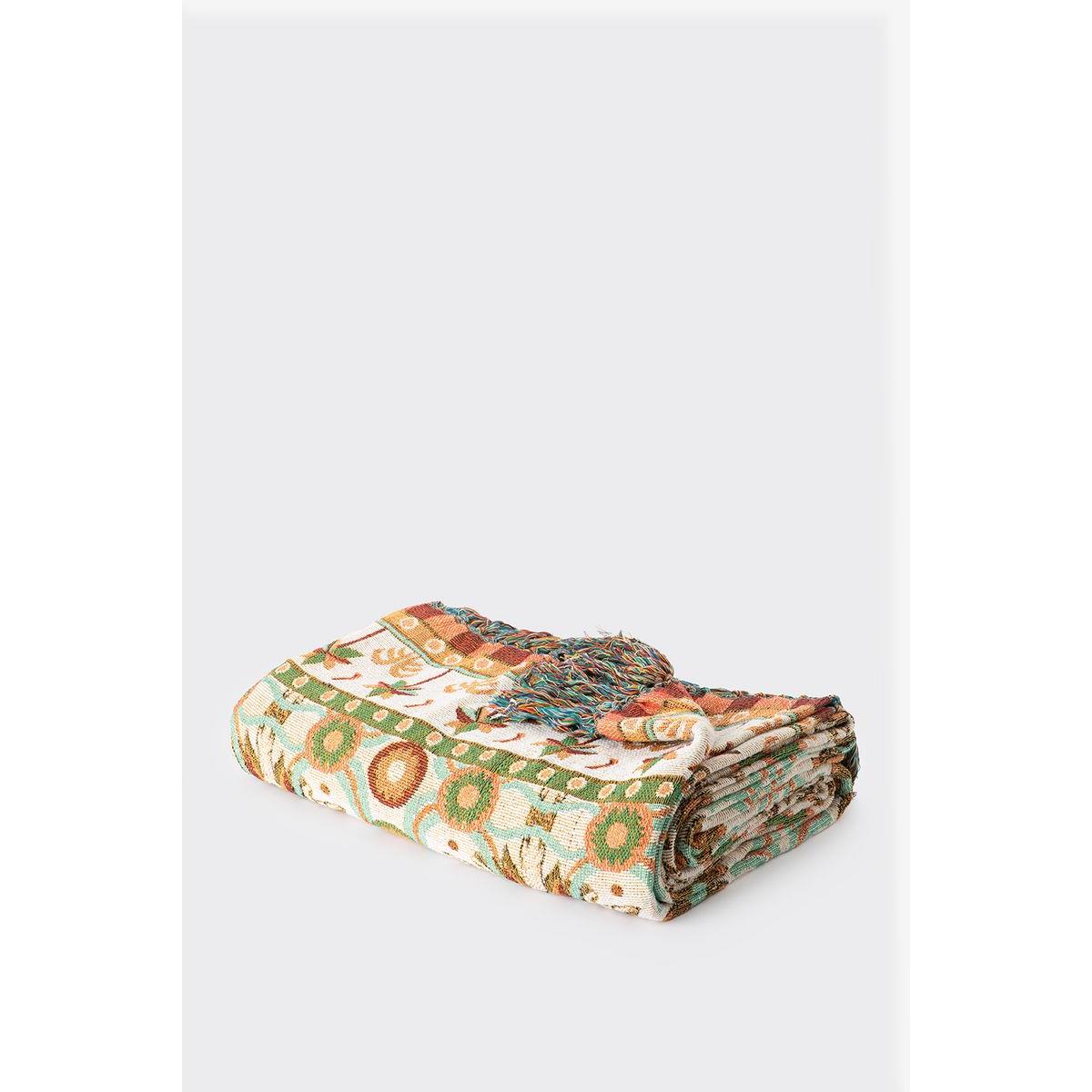 Sissy-Boy Multicolour jacquard geweven sprei met print (200x250 CM)