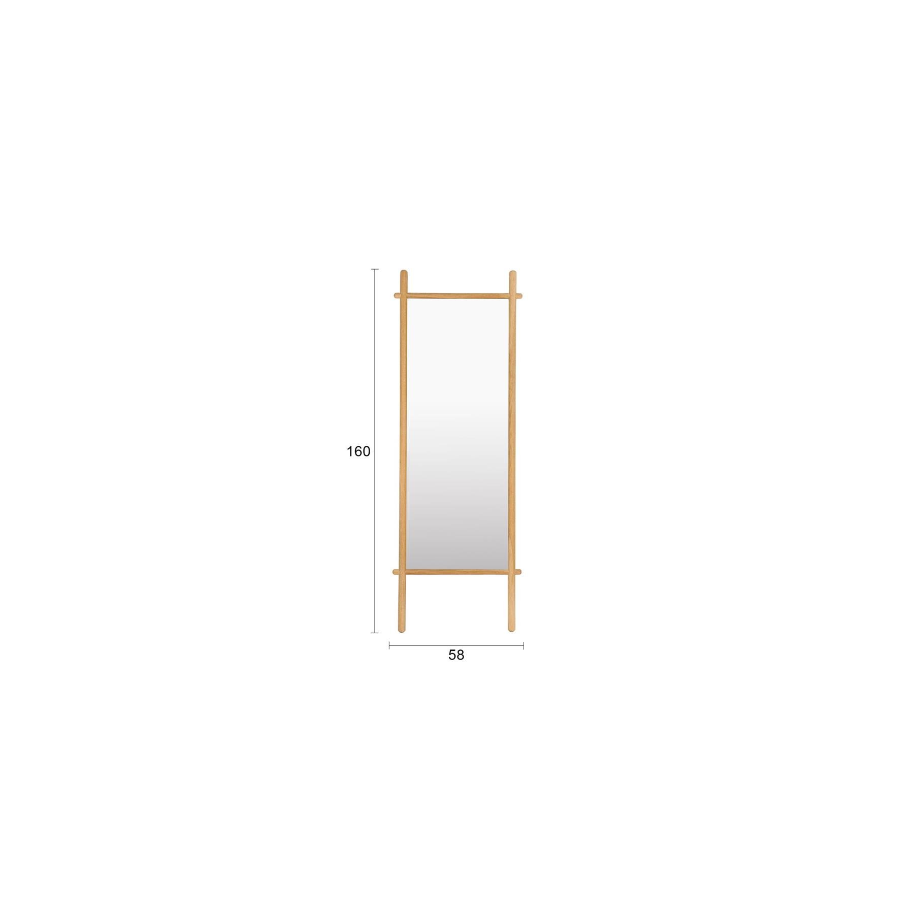 Housecraft Living Solene Spiegel| Passpiegel Staand Hout Naturel