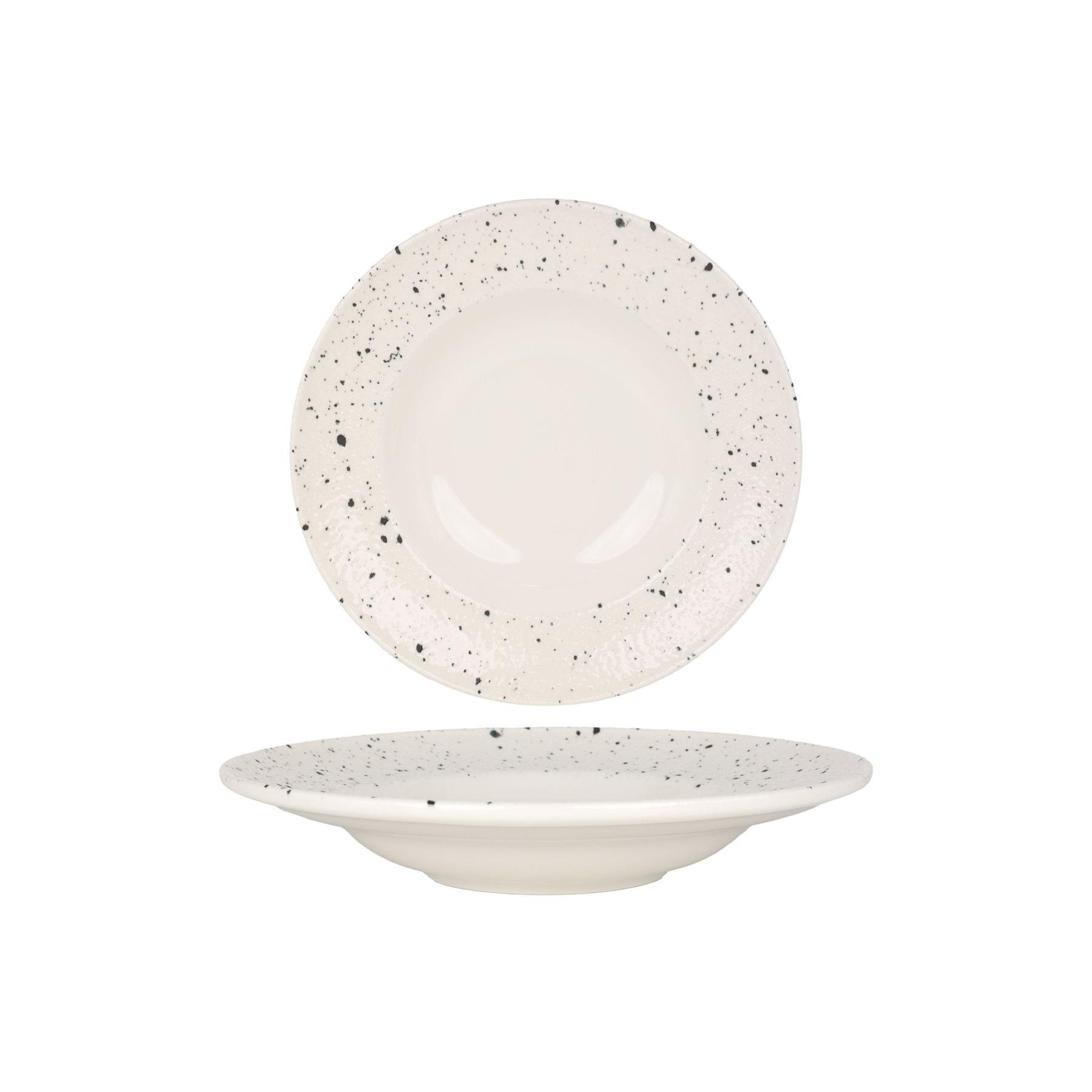 Rinart Pastabord - Splash - Porselein - 27 cm (400cc) - set van 2