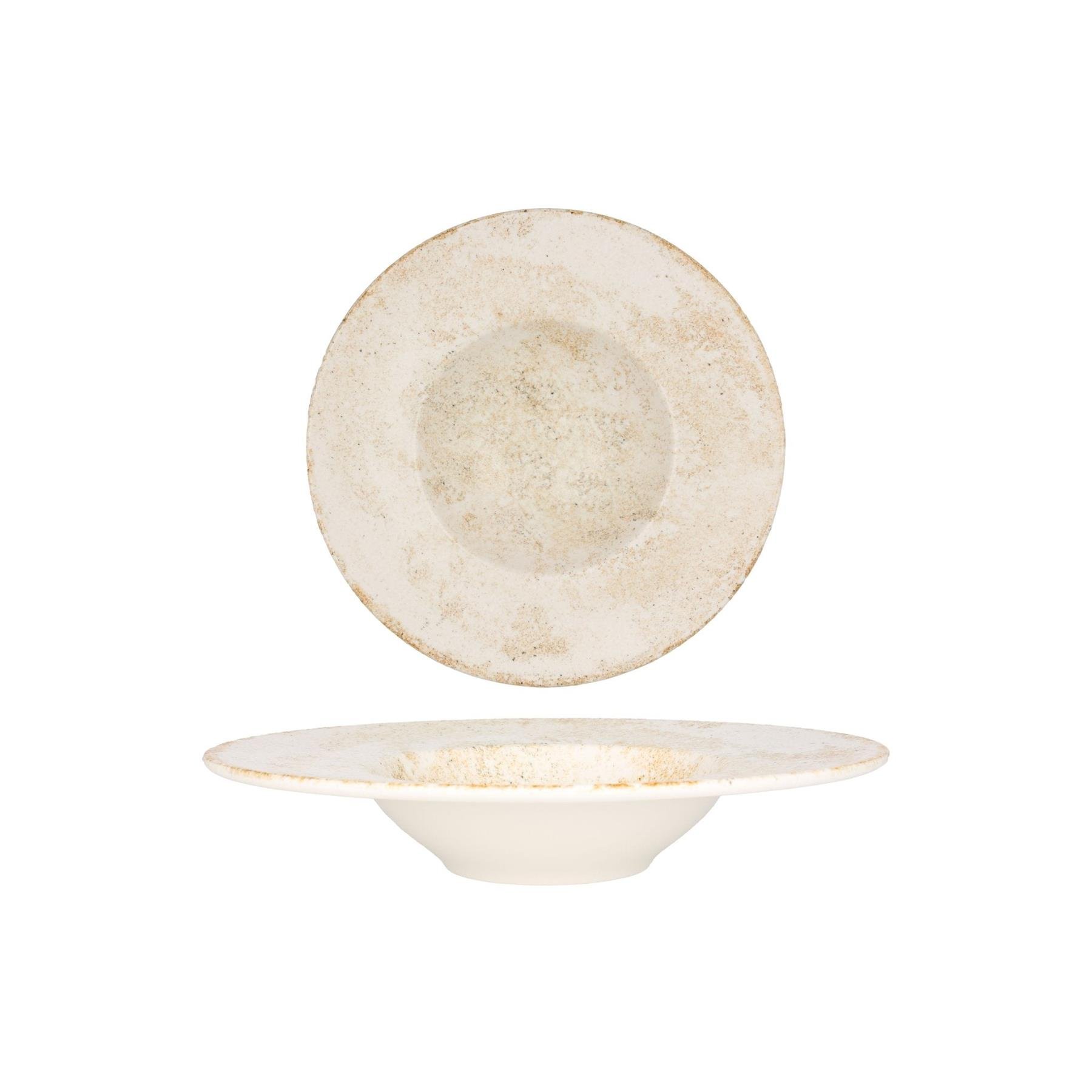 Bonna Pastabord - Nacrous - Porselein - 28 cm (400cc) - set van 2