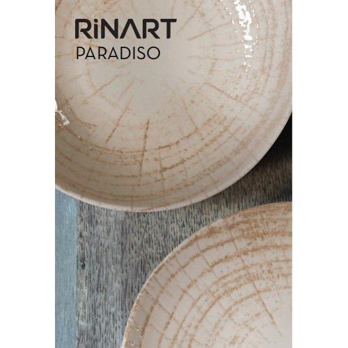 Rinart Gebaksbord - Paradiso - Porselein - 23 cm - set van 6