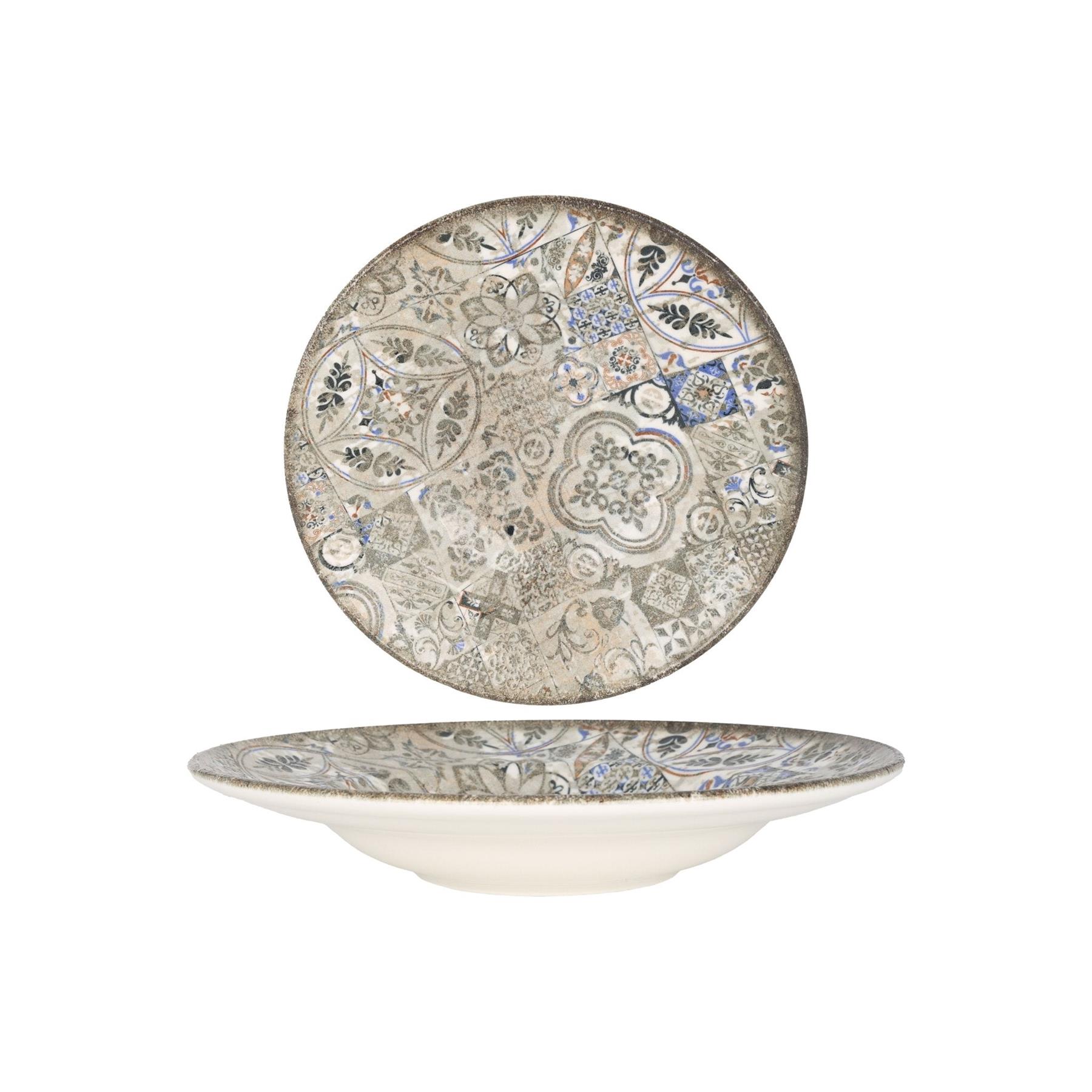 Rinart Pastabord - Miriana - Porselein - 27 cm (400cc) - set van 2