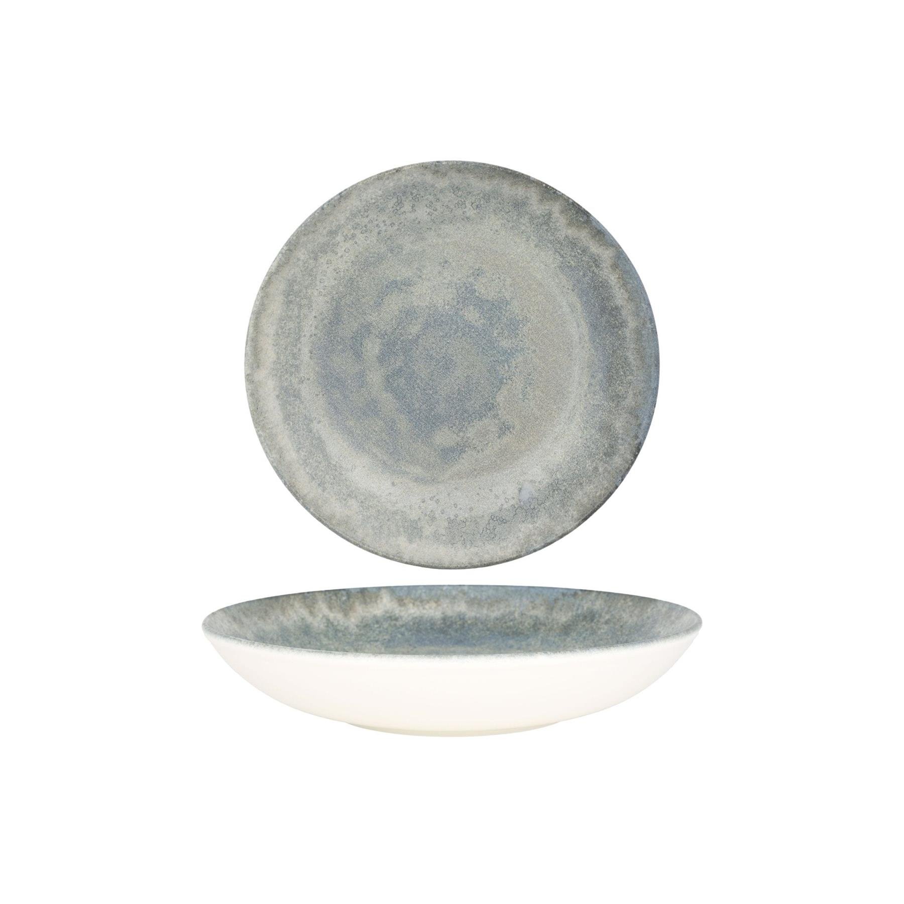 Bonna Diep bord - Omnia - Porselein - 23 cm (1000cc) - set van 6