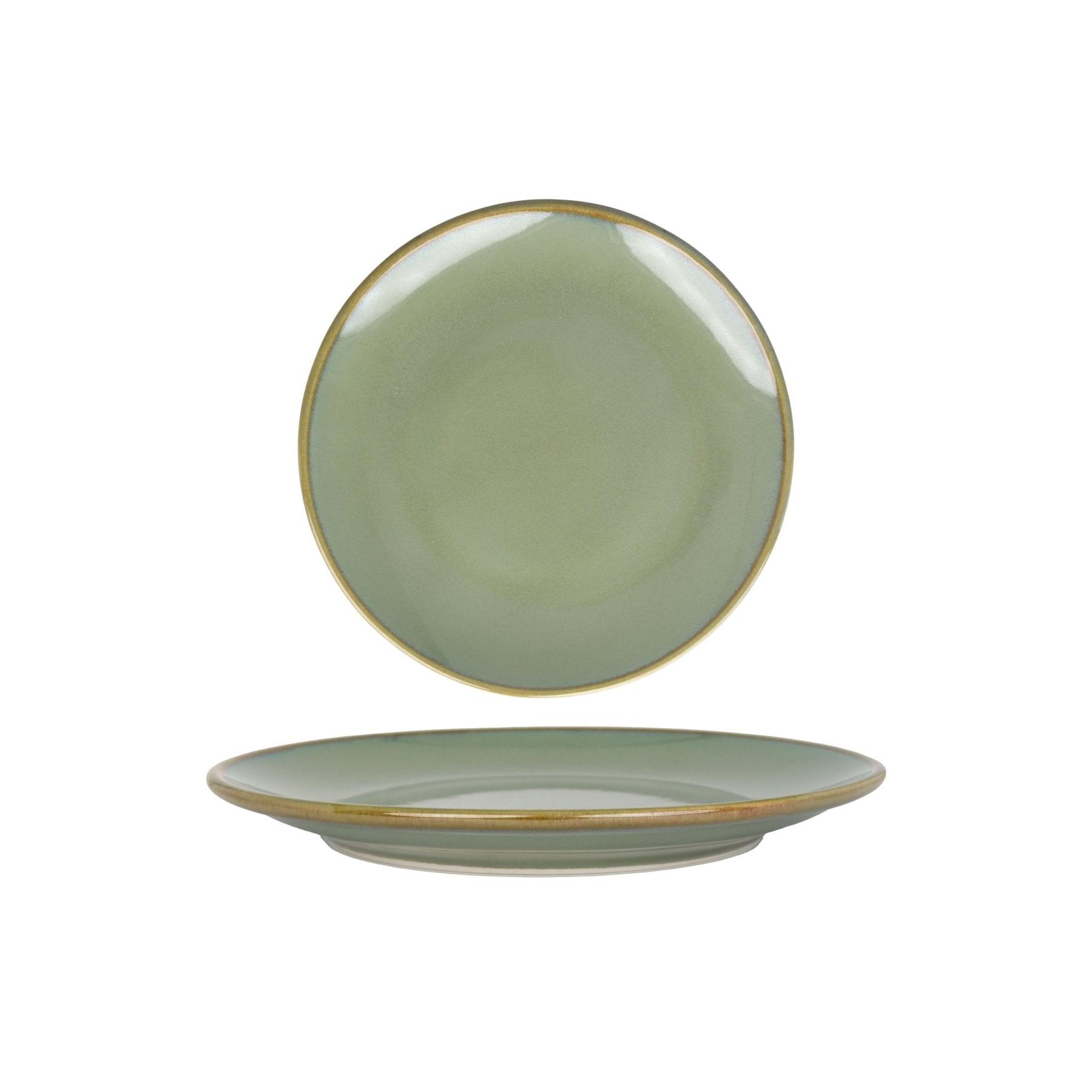 Bonna Dinerbord - Sage Hygge - Porselein - 25 cm - set van 6