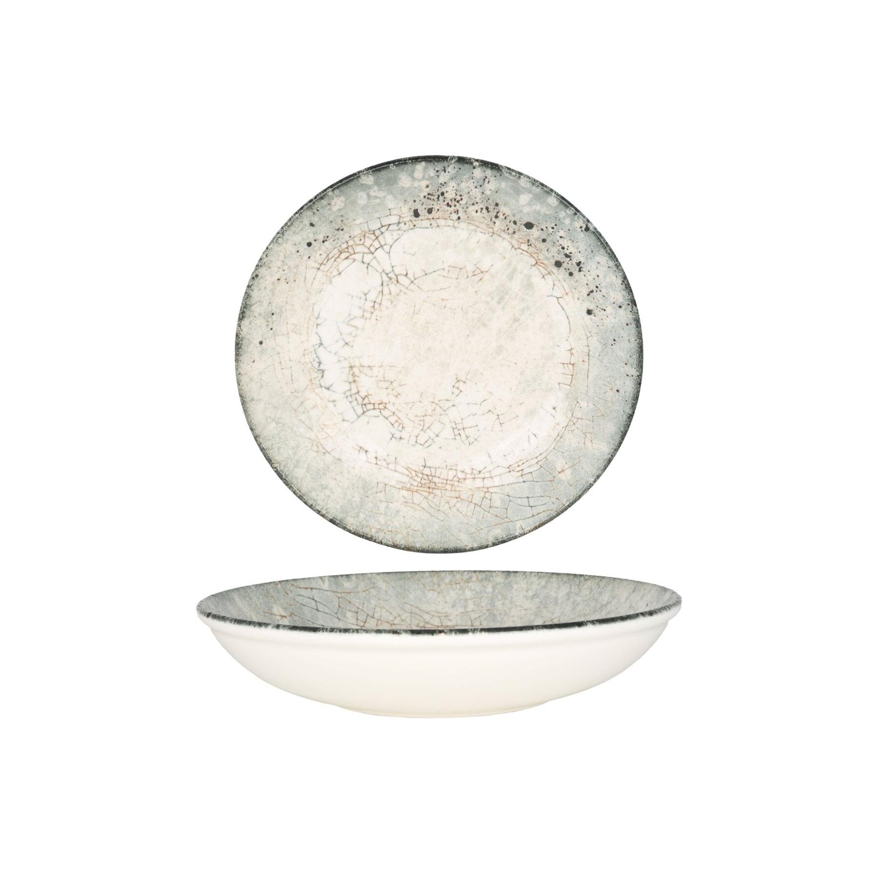 Rinart Diep bord - Sedir - Porselein - 25 cm (1200cc) - set van 6