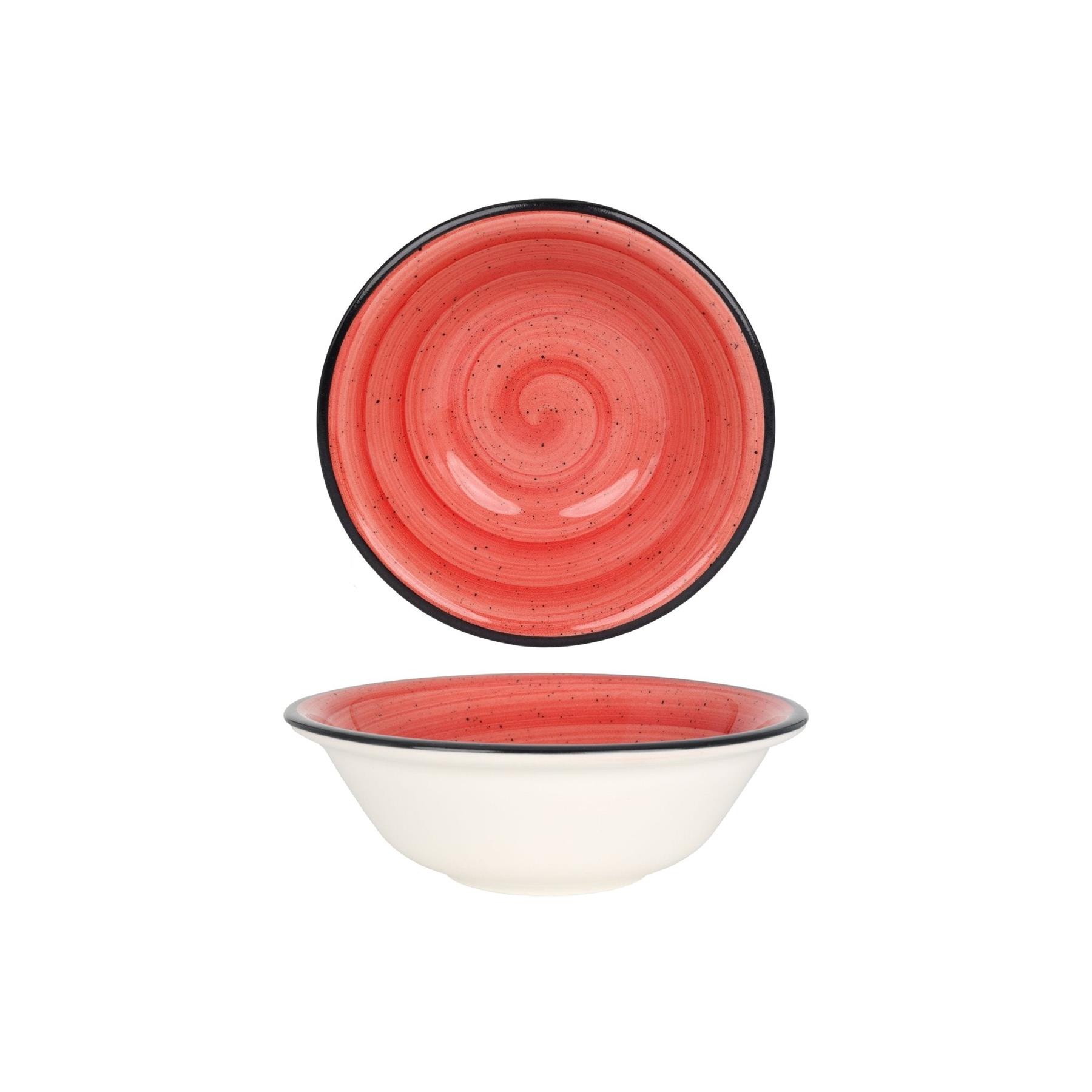 Bonna Kommetje - Aura Passion - Porselein - 16 cm (400 cc) - set van 6