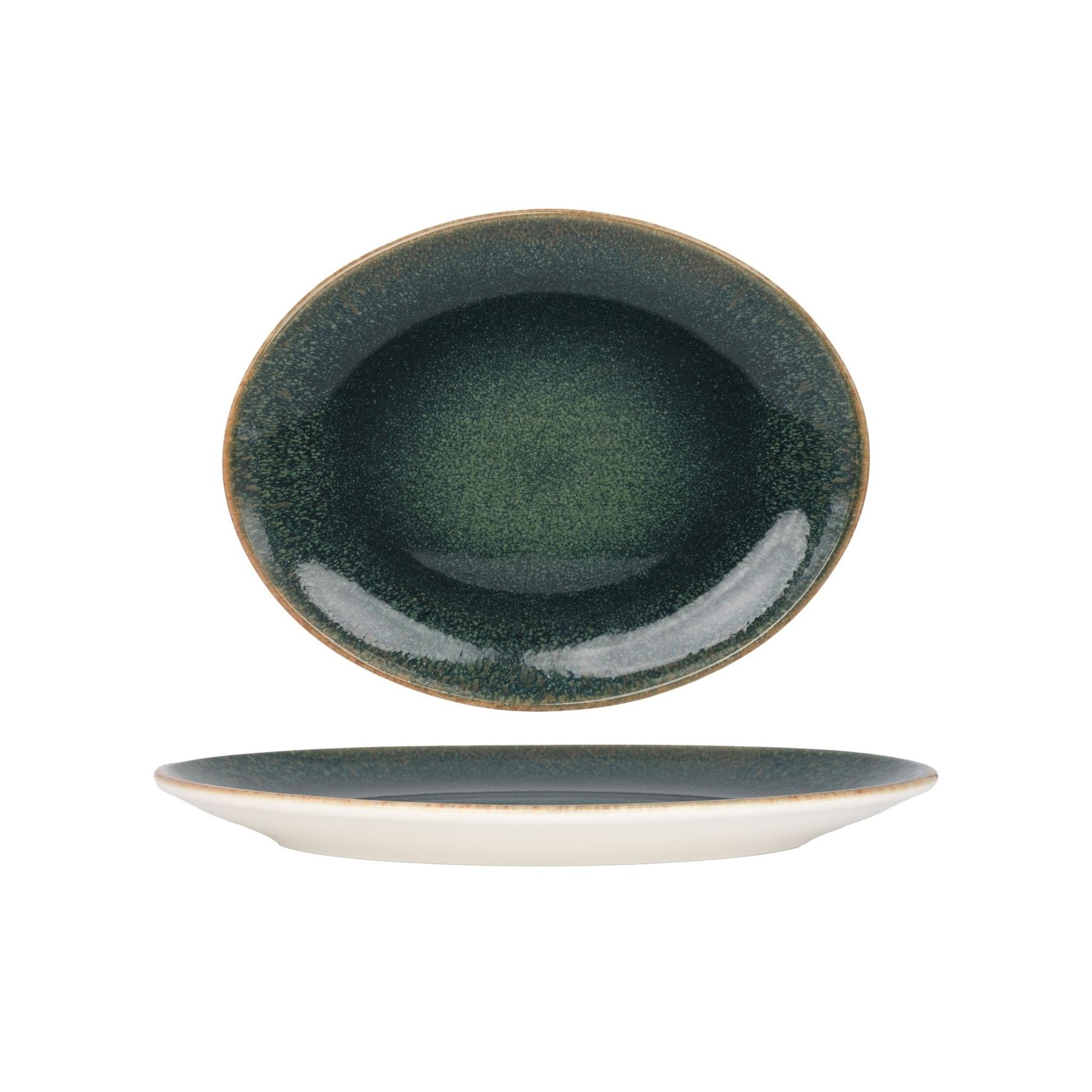 Bonna Serveerschaal - Ore Mar - Porselein - 31x24 cm - set van 2