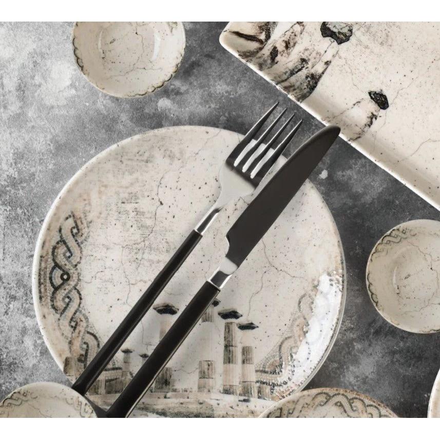Rinart Pizzabord - Remnant - Porselein - 32 cm - set van 2