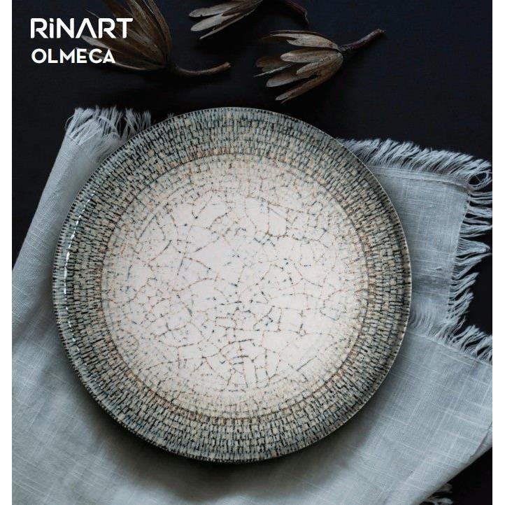 Rinart Diep bord - Olmeca - Porselein - 21 cm (900cc) - set van 6
