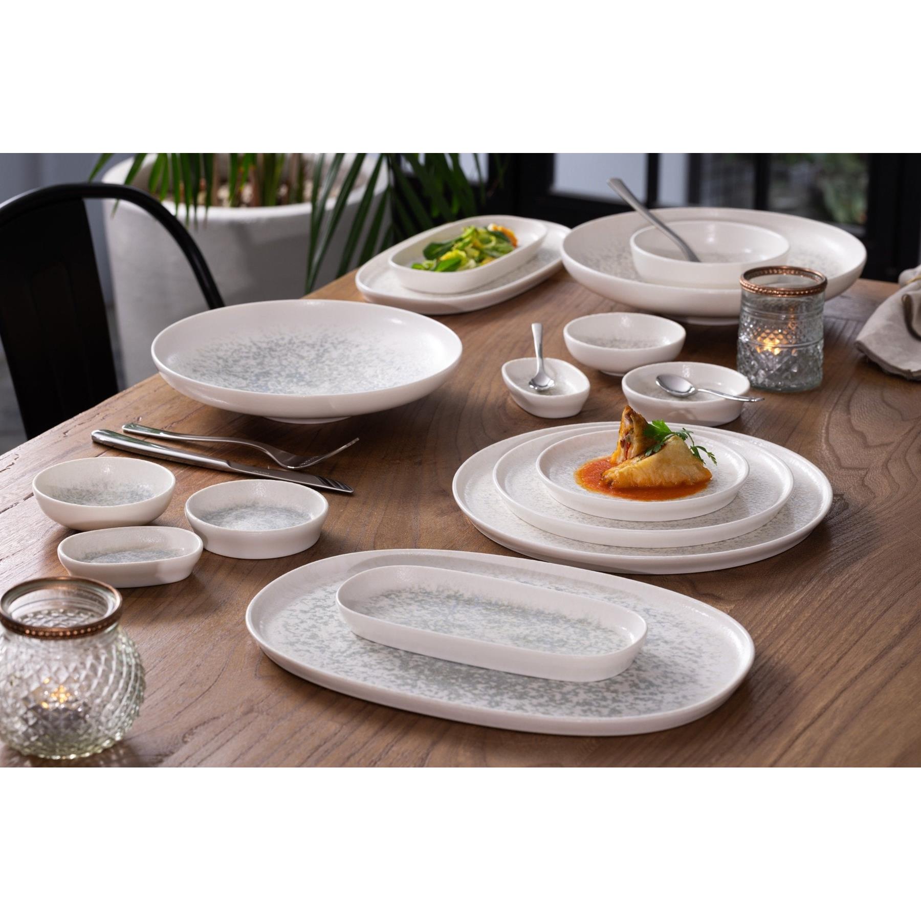 Bonna Dinerbord - Lunar Ocean - Porselein - 28 cm - set van 6
