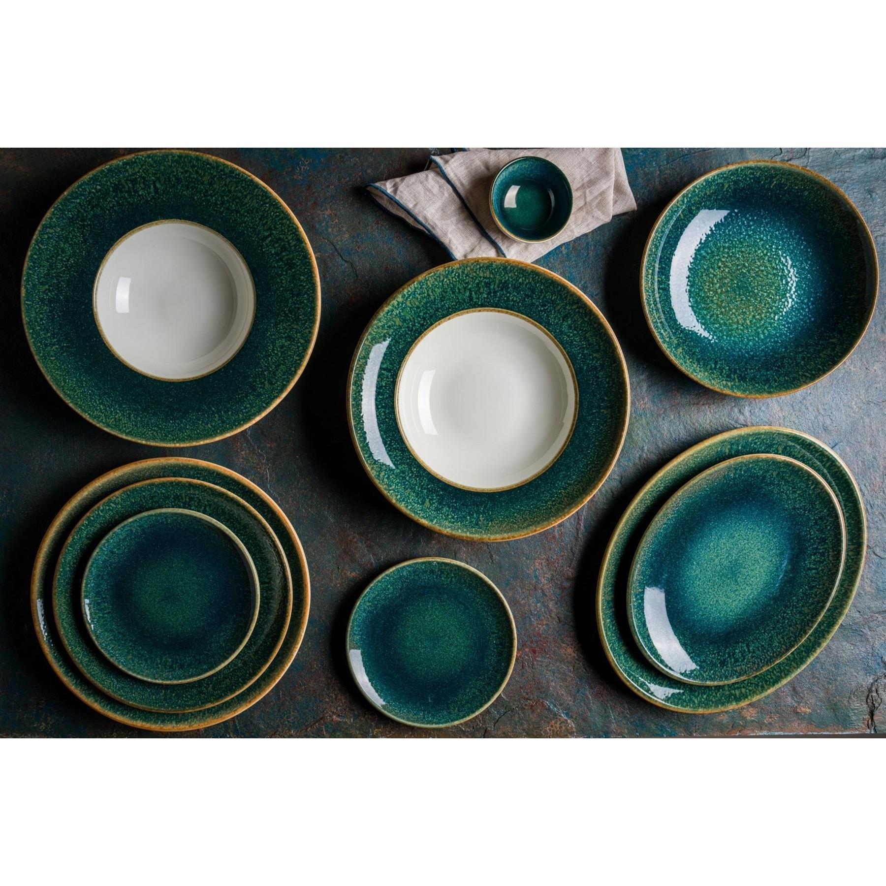 Bonna Serveerschaal - Ore Mar - Porselein - 31x24 cm - set van 2