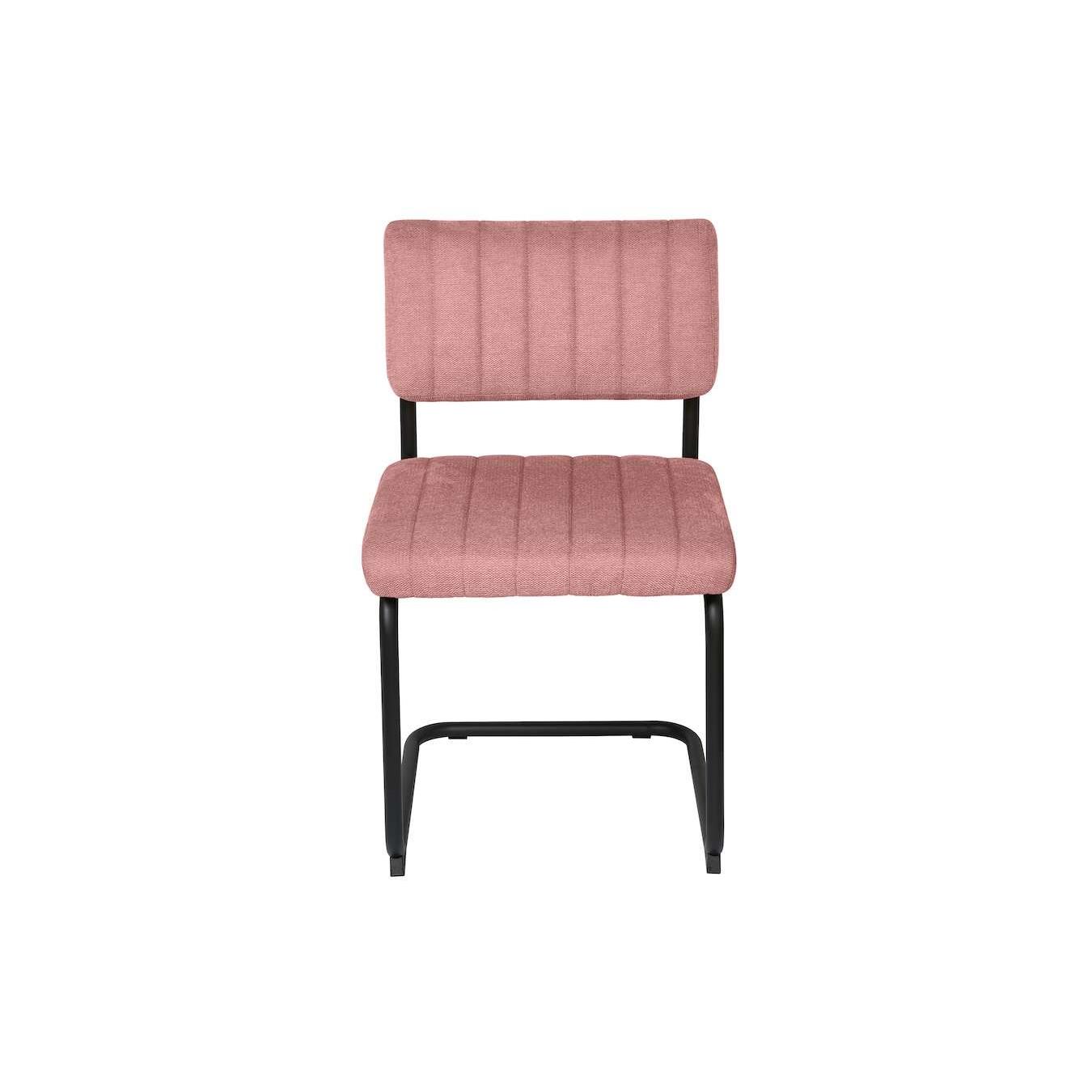 Feel Furniture - Luxe stoel - Ribbon - Zacht roze - Lichtrood - 2 stu…