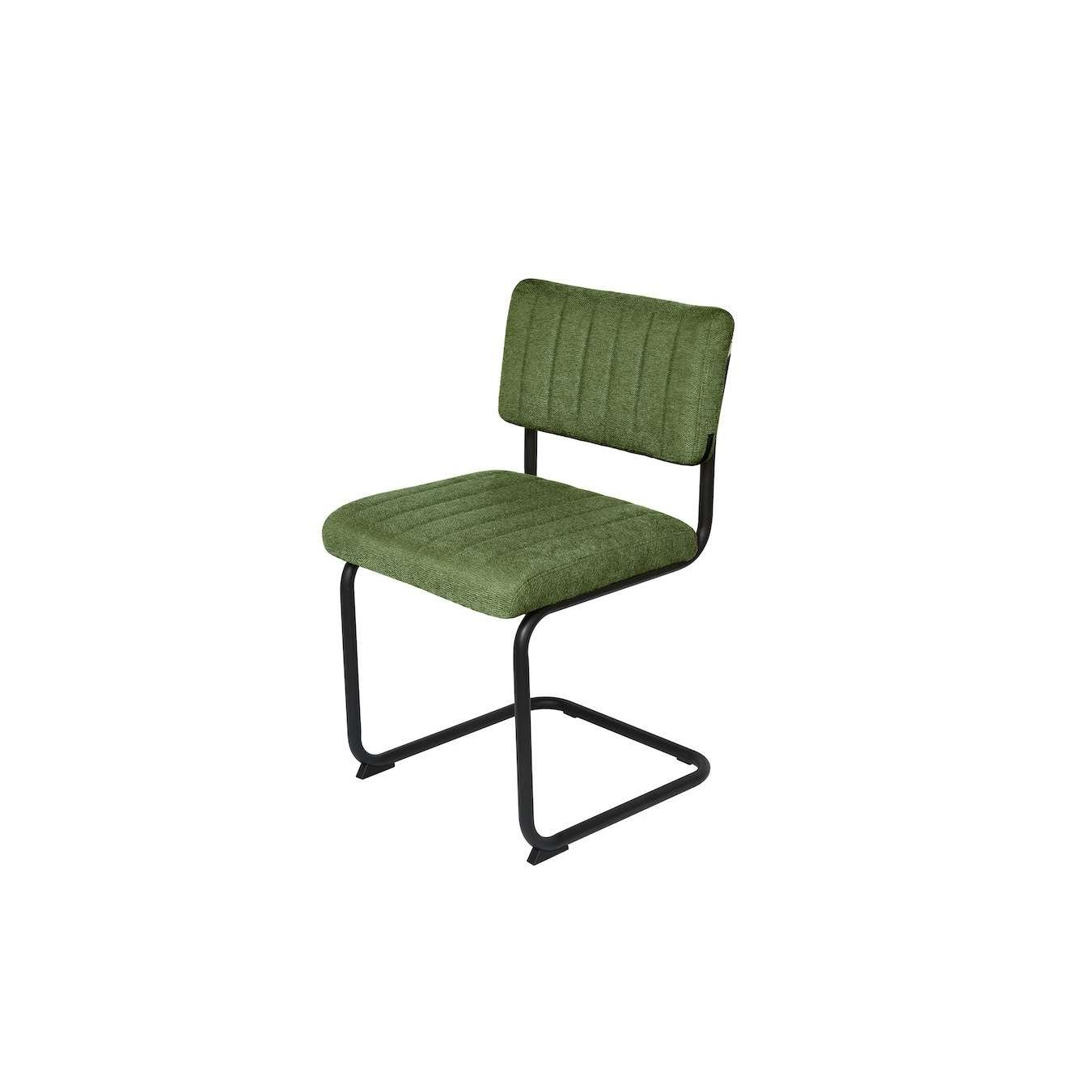 Feel Furniture - Luxe stoel - Ribbon - Groen - 2 stuks