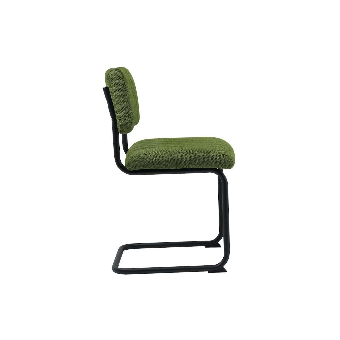Feel Furniture - Luxe stoel - Ribbon - Groen - 2 stuks