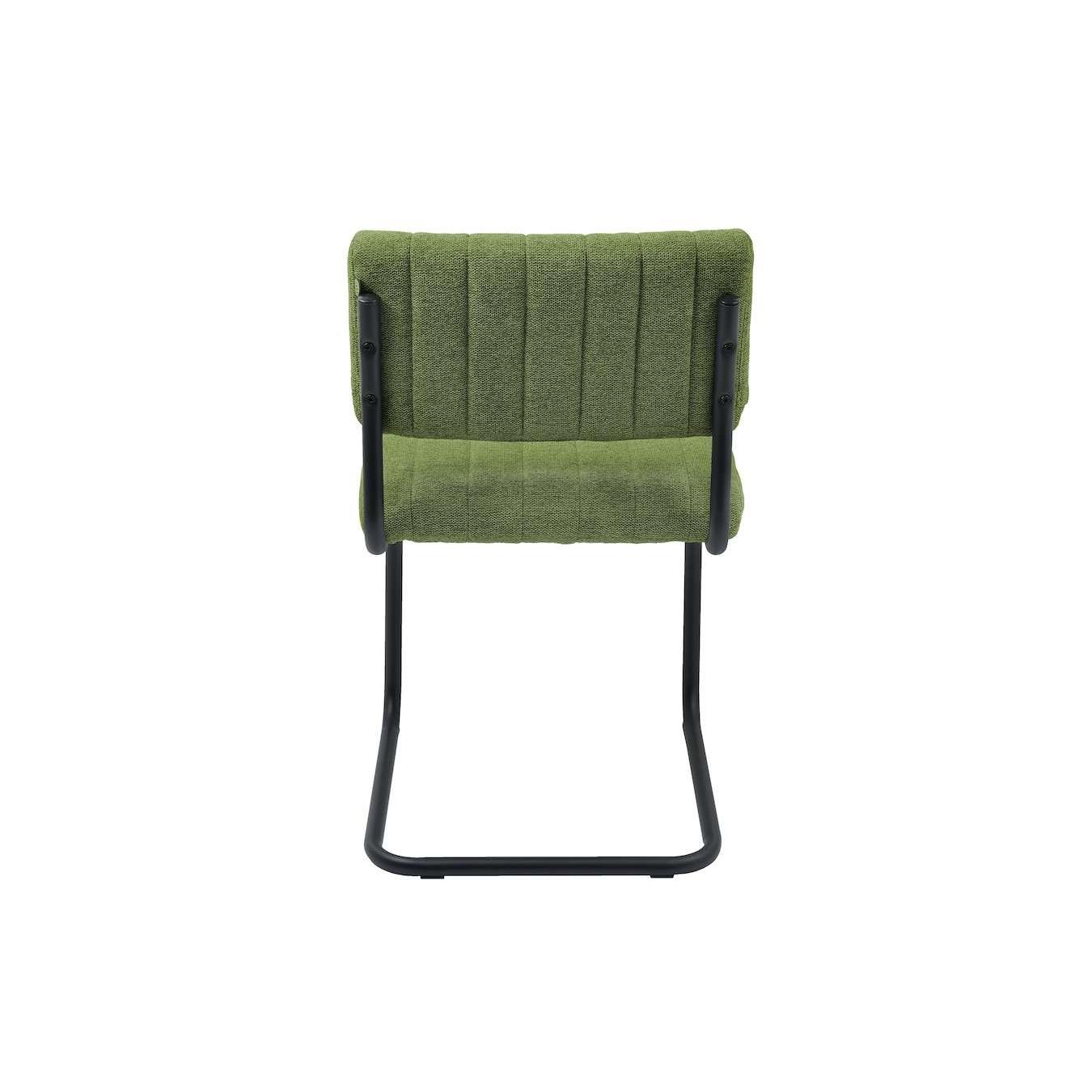 Feel Furniture - Luxe stoel - Ribbon - Groen - 2 stuks