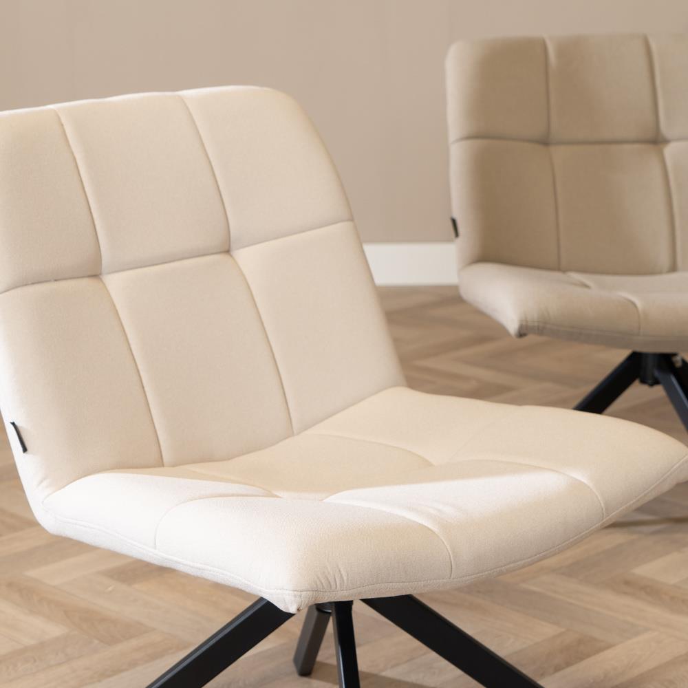 Bronx71 Scandinavische fauteuil Eevi gerecyclede stof off white
