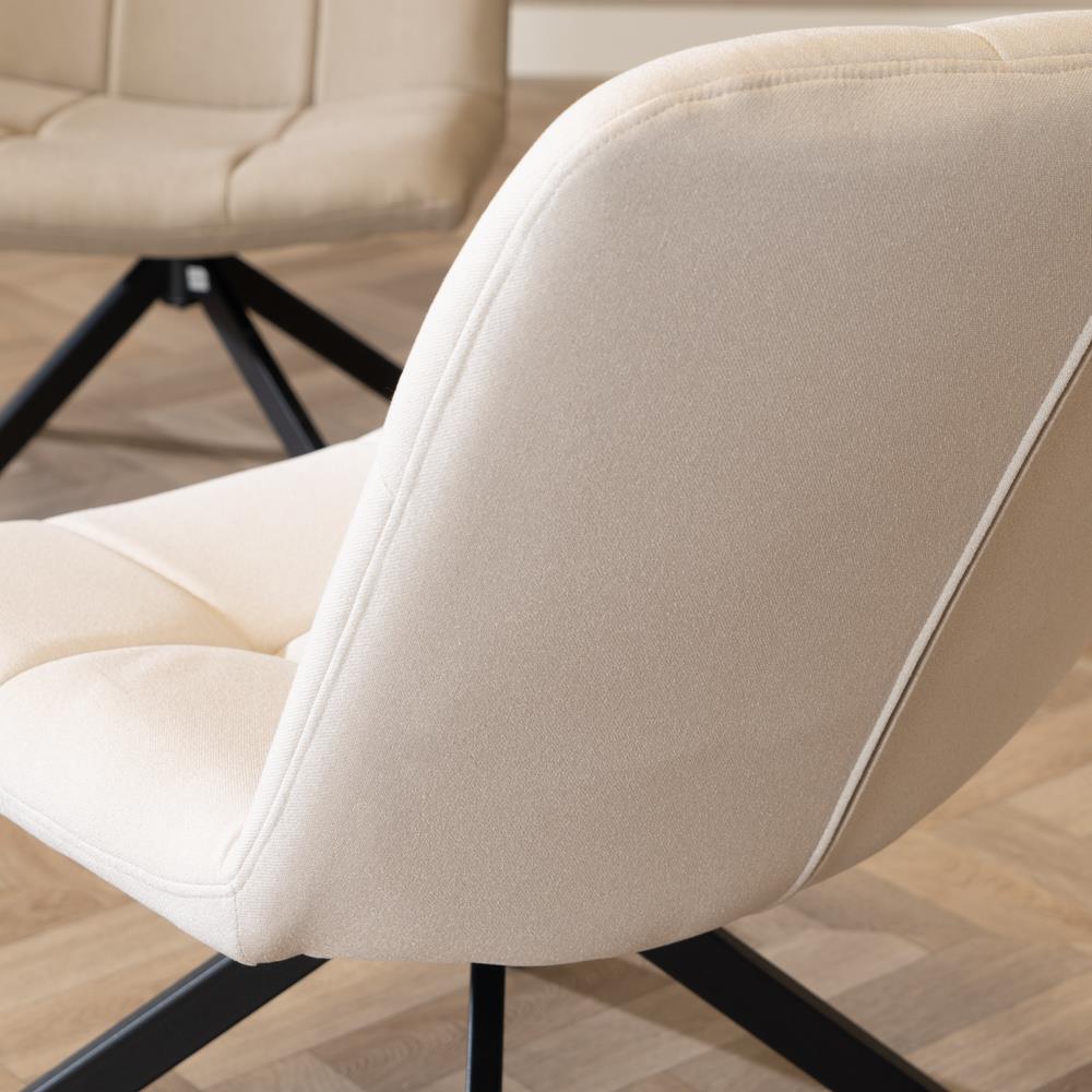 Bronx71 Scandinavische fauteuil Eevi gerecyclede stof off white