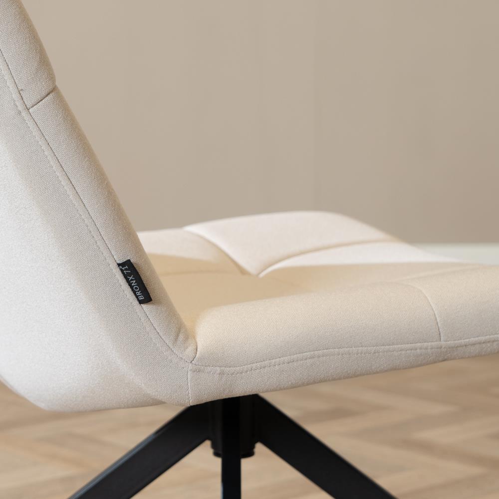 Bronx71 Scandinavische fauteuil Eevi gerecyclede stof off white