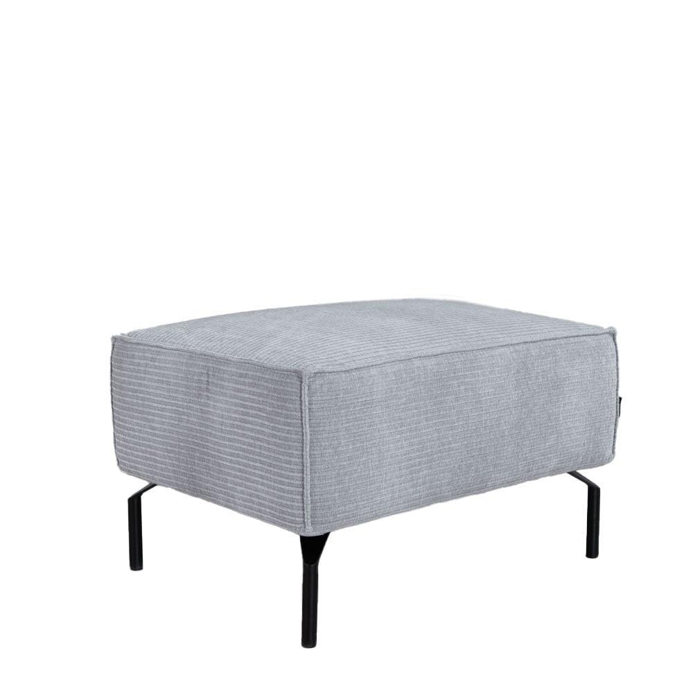 Bronx71 Hocker Kansas ribstof brave me licht grijs