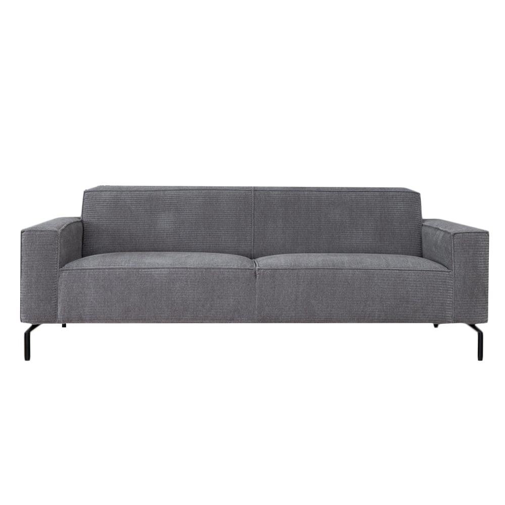 Bronx71 3-zitsbank Kansas taupe ribstof