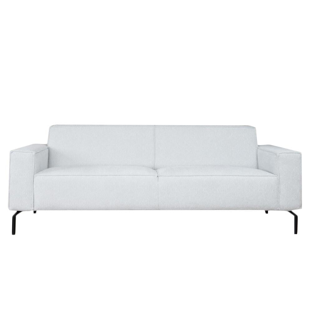 Bronx71 3-zitsbank Kansas ribstof off white