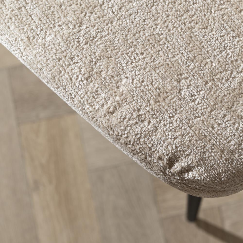 Bronx71 Barkruk River chenille beige 75cm