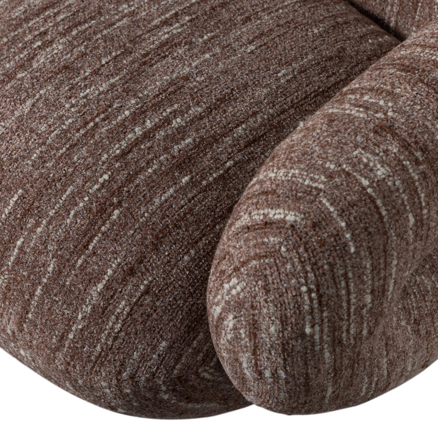 WOOOD Folke Fauteuil - Chenille - Oudroze Melange - 70x88x88