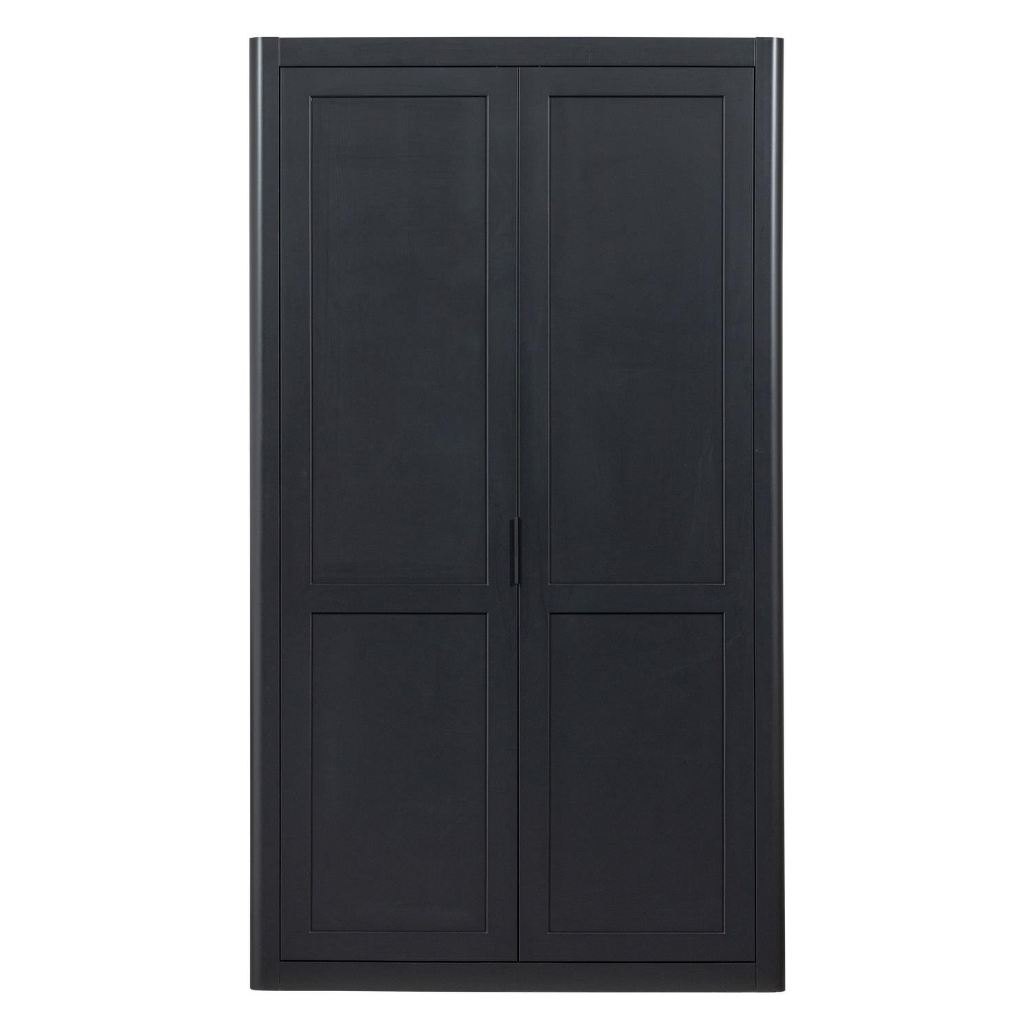 WOOOD Gunnar Opbergkast - Grenen - Matzwart|Mud - 217x120x48